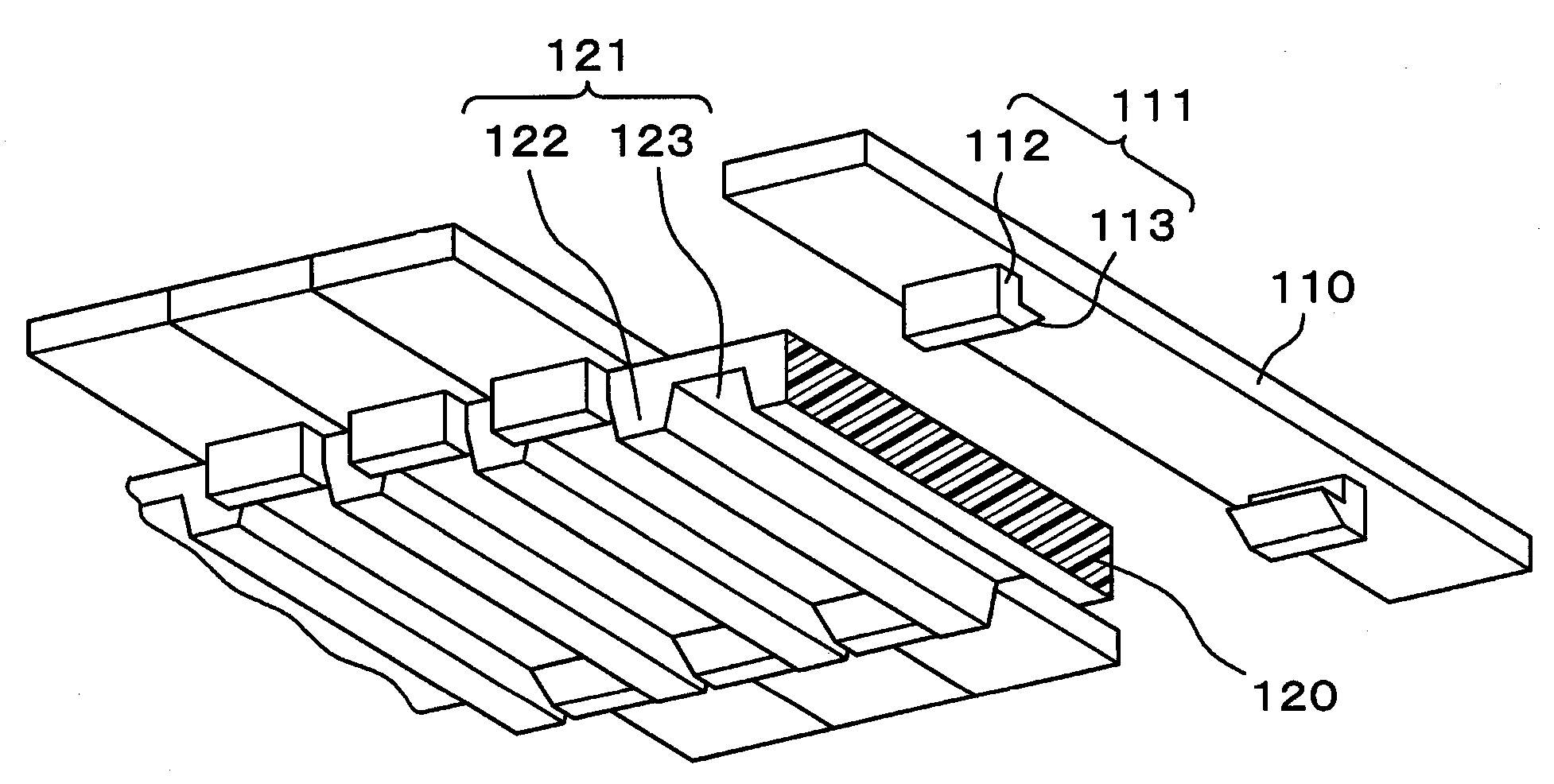 Top plate conveyor device