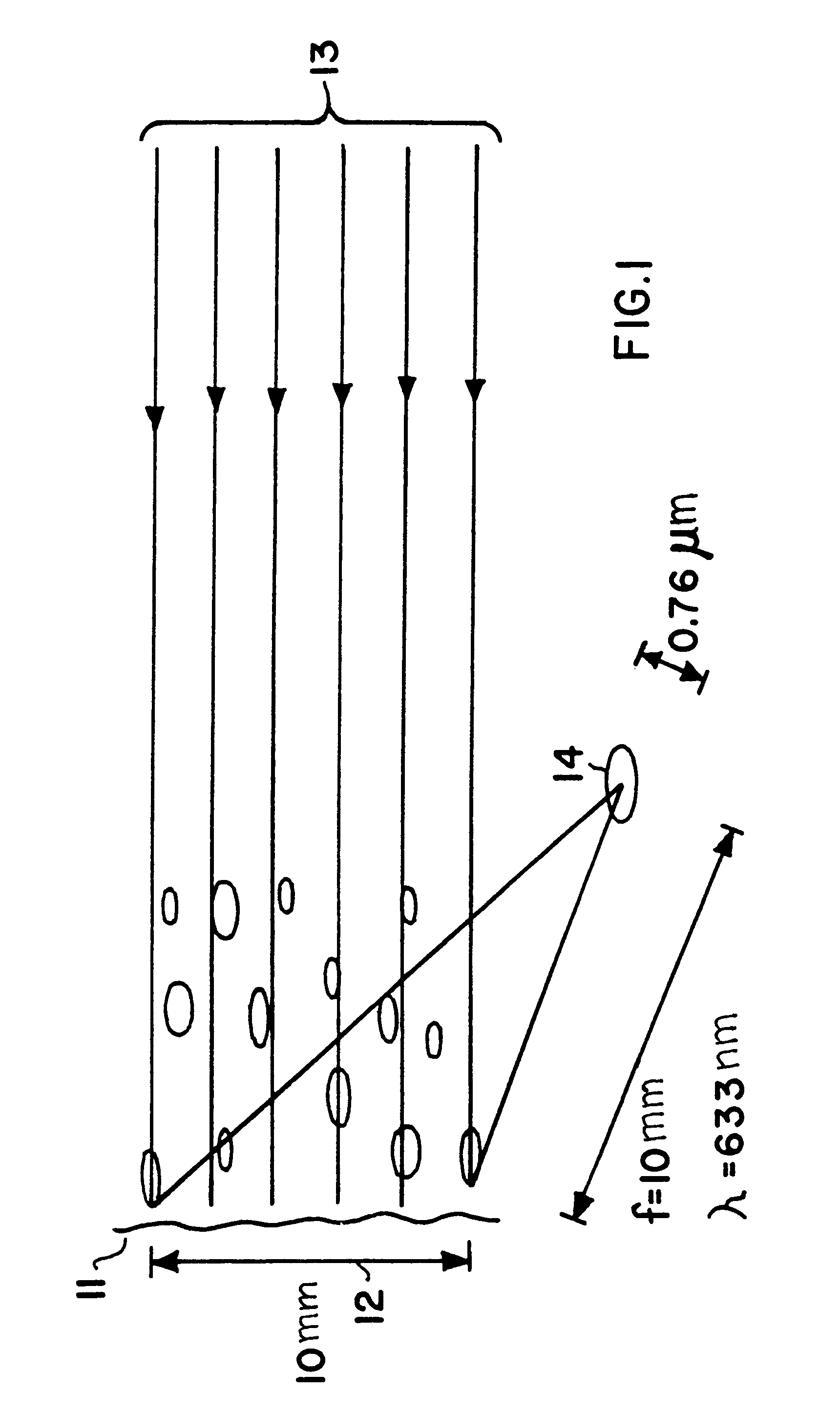 Method and device for eliminating image speckles in scanning laser image projection