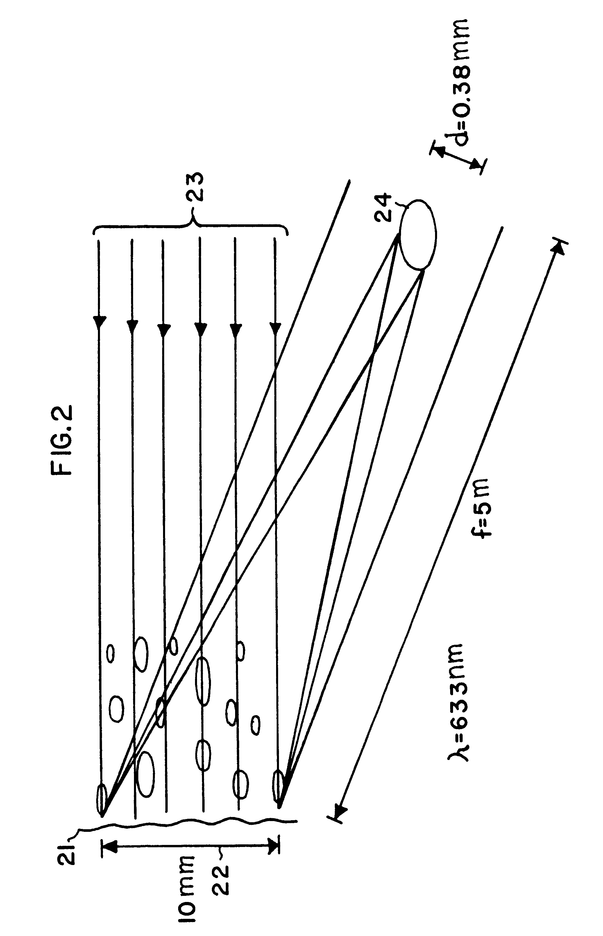 Method and device for eliminating image speckles in scanning laser image projection