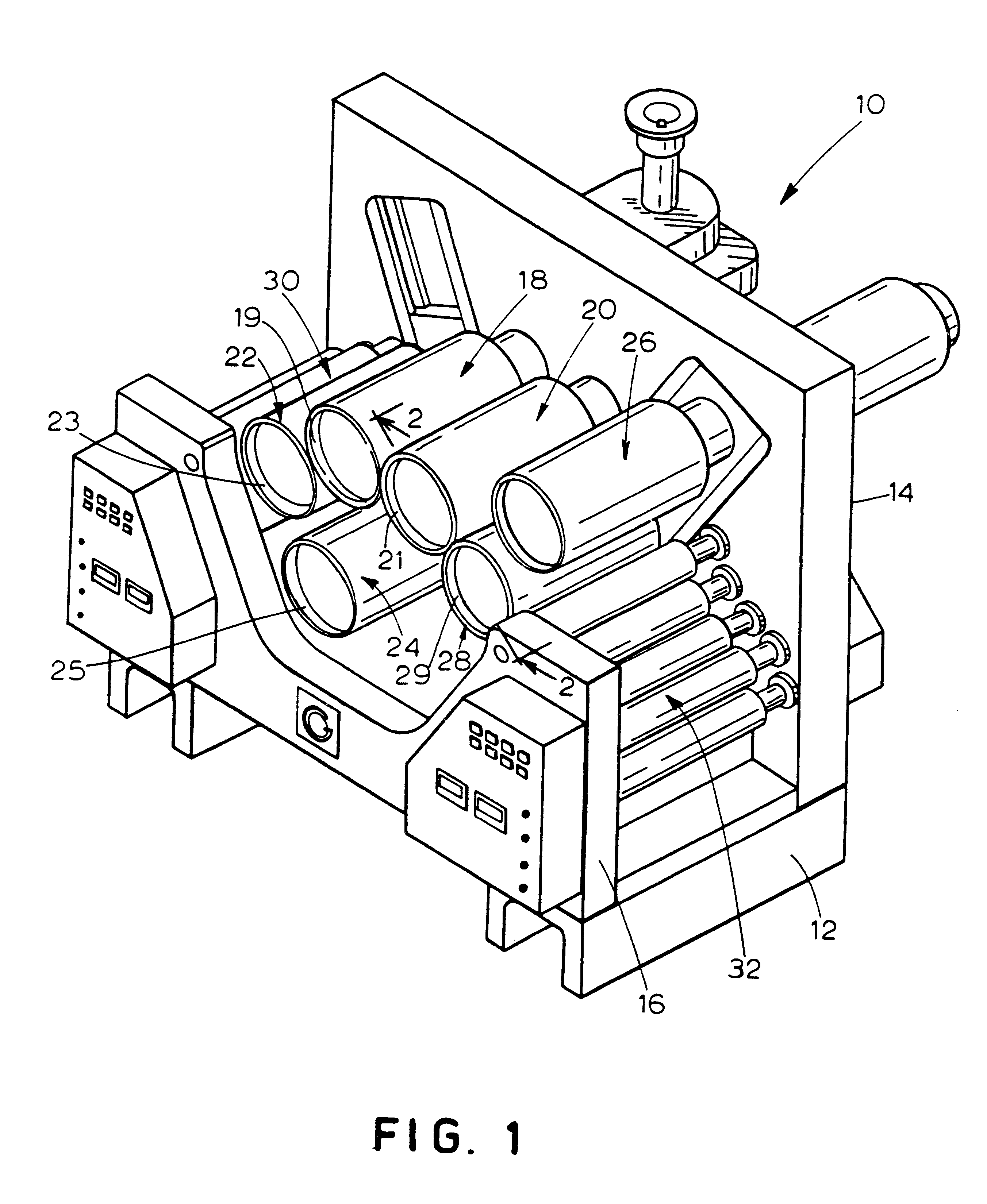 Bearing support system for a printing press having cantilevered cylinders
