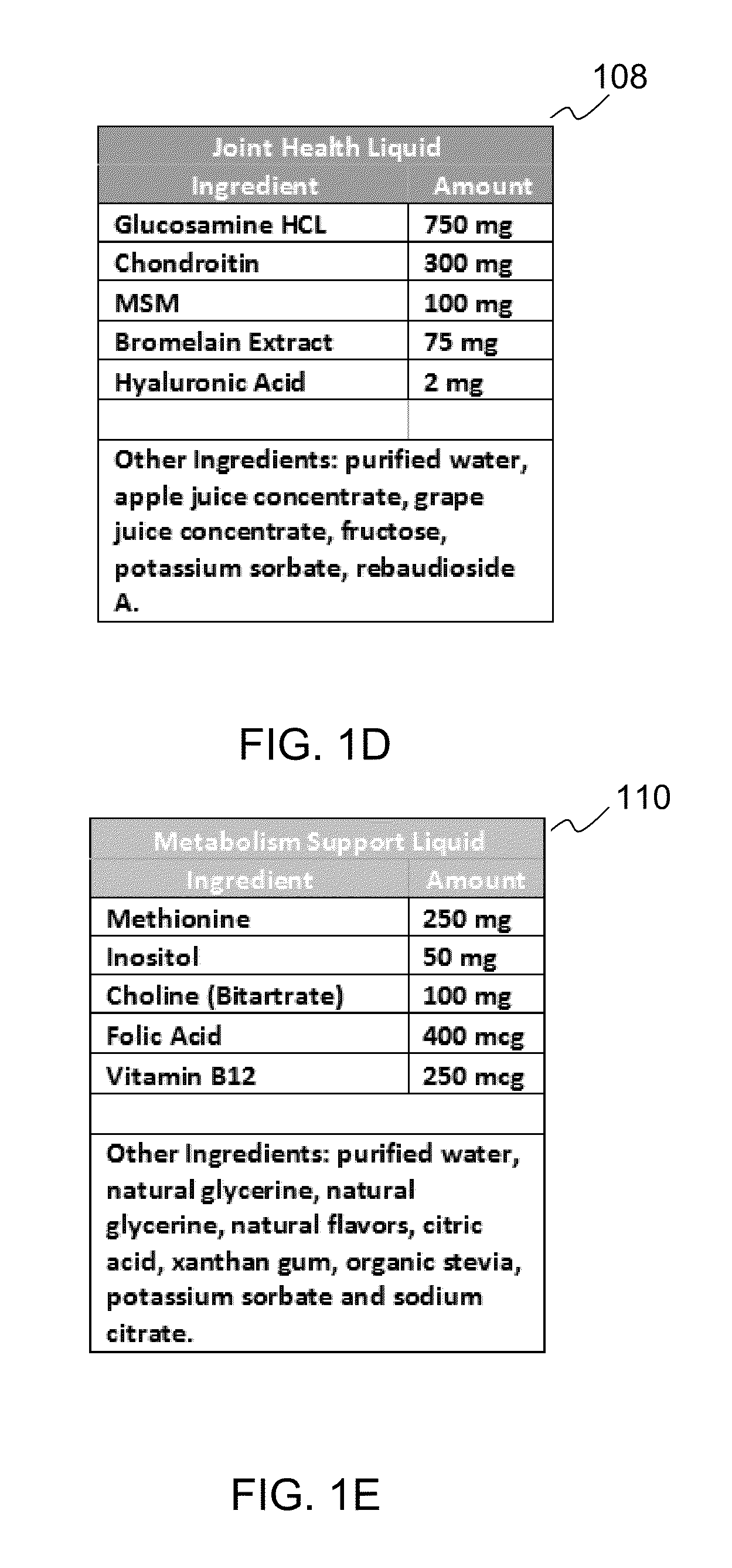 Oral liquid vitamin and supplement compositions