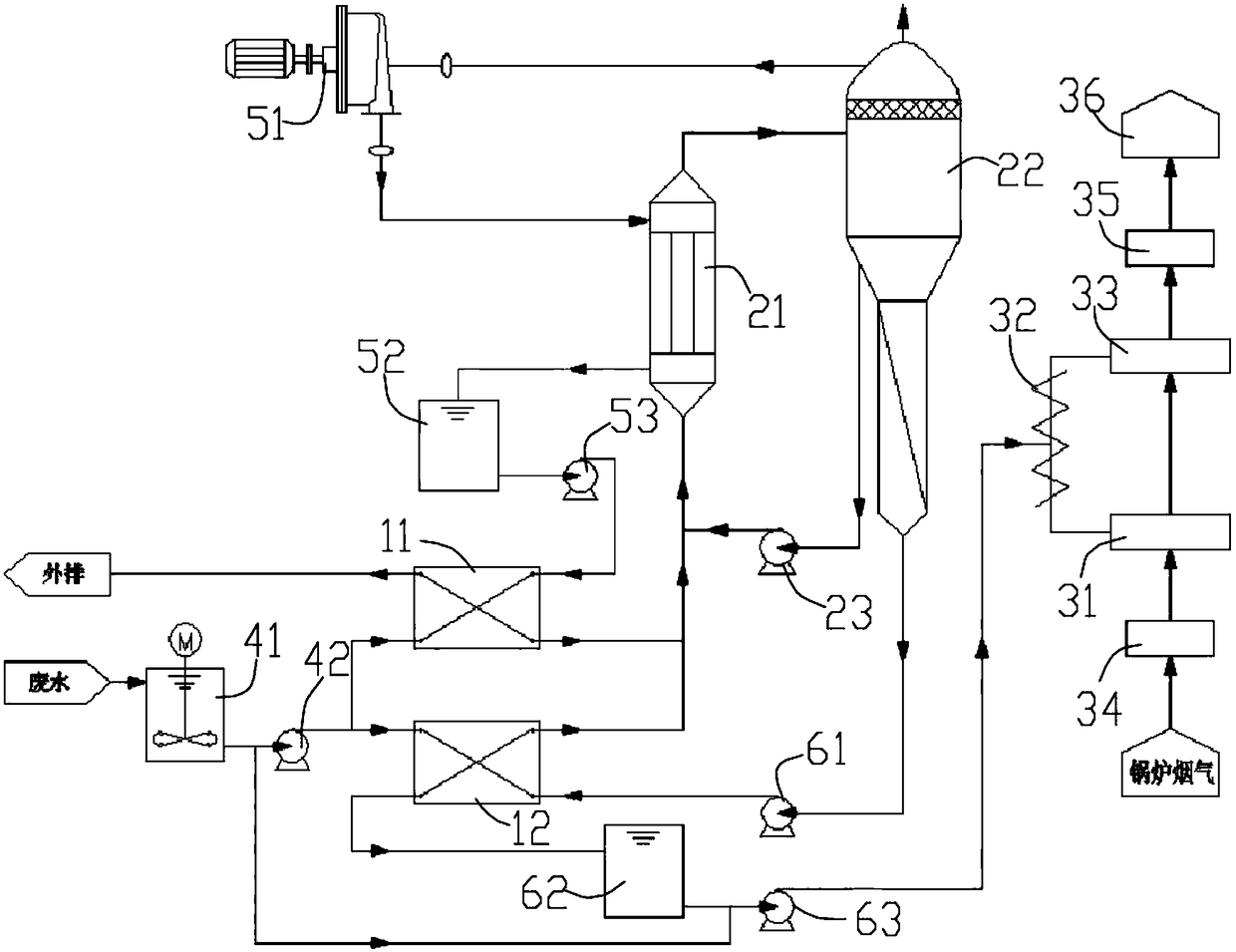 MVR concentration and swirling-flow atomization cooperated processing process and system