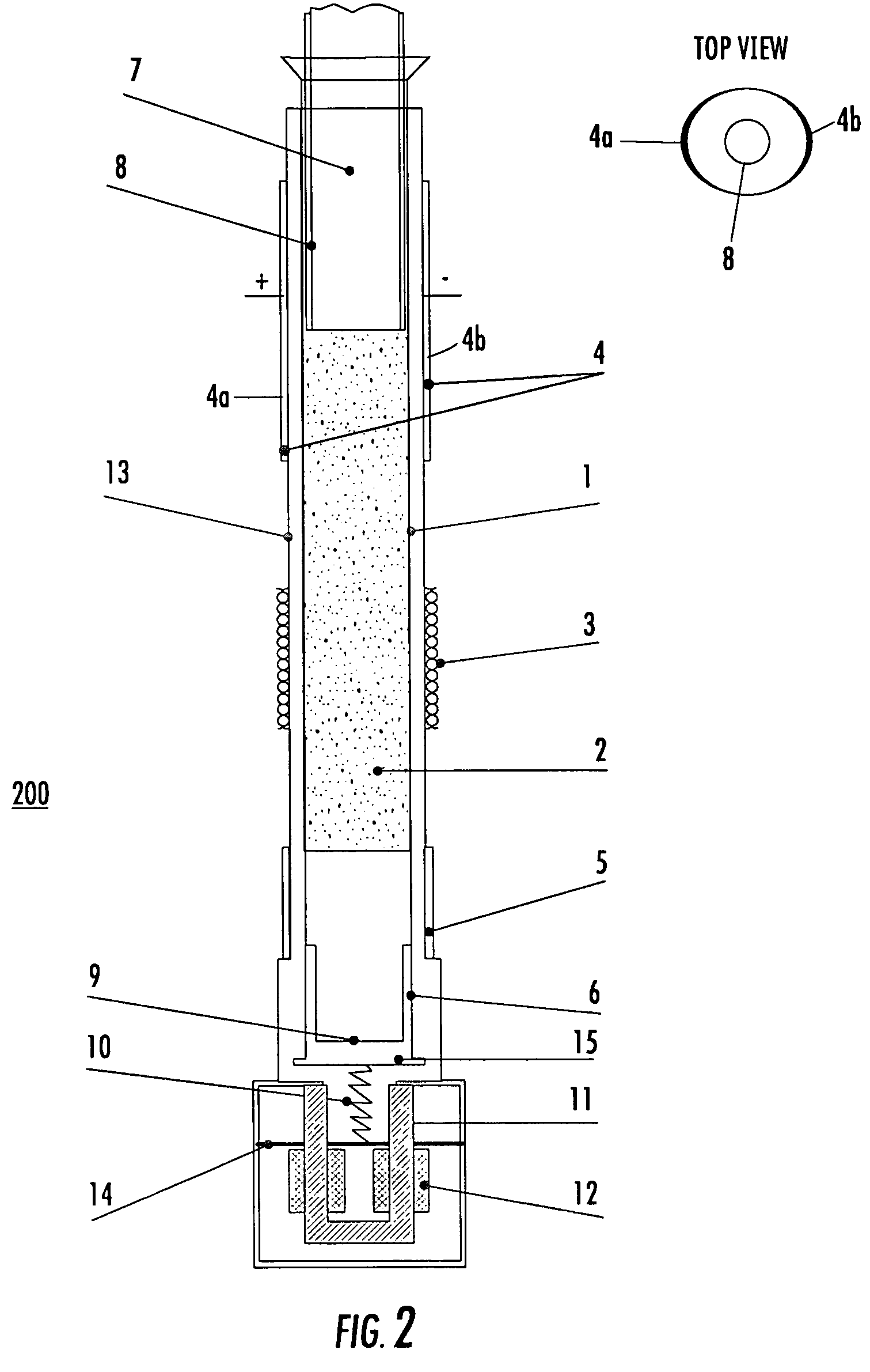 Method and apparatus for measuring conductivity of powder materials using eddy currents