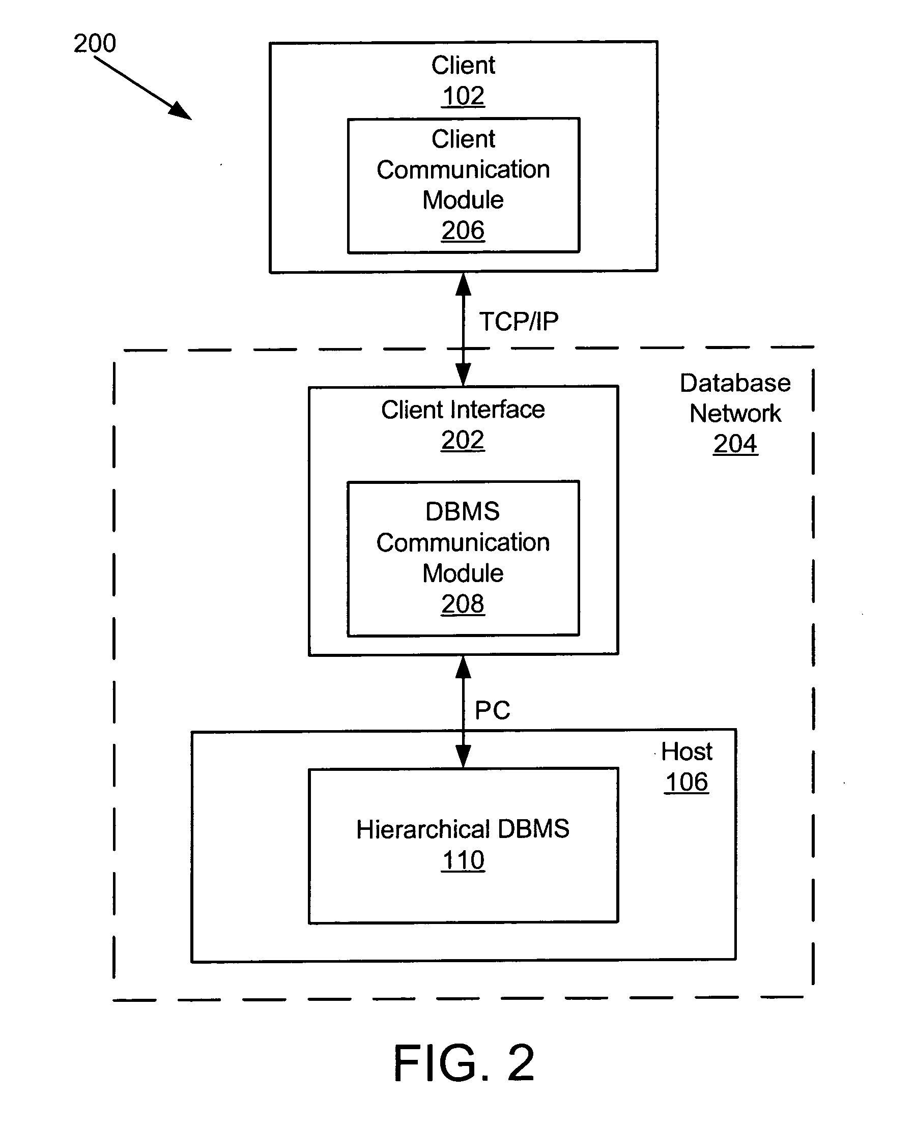 Apparatus, system, and method for directly addressing a legacy database system