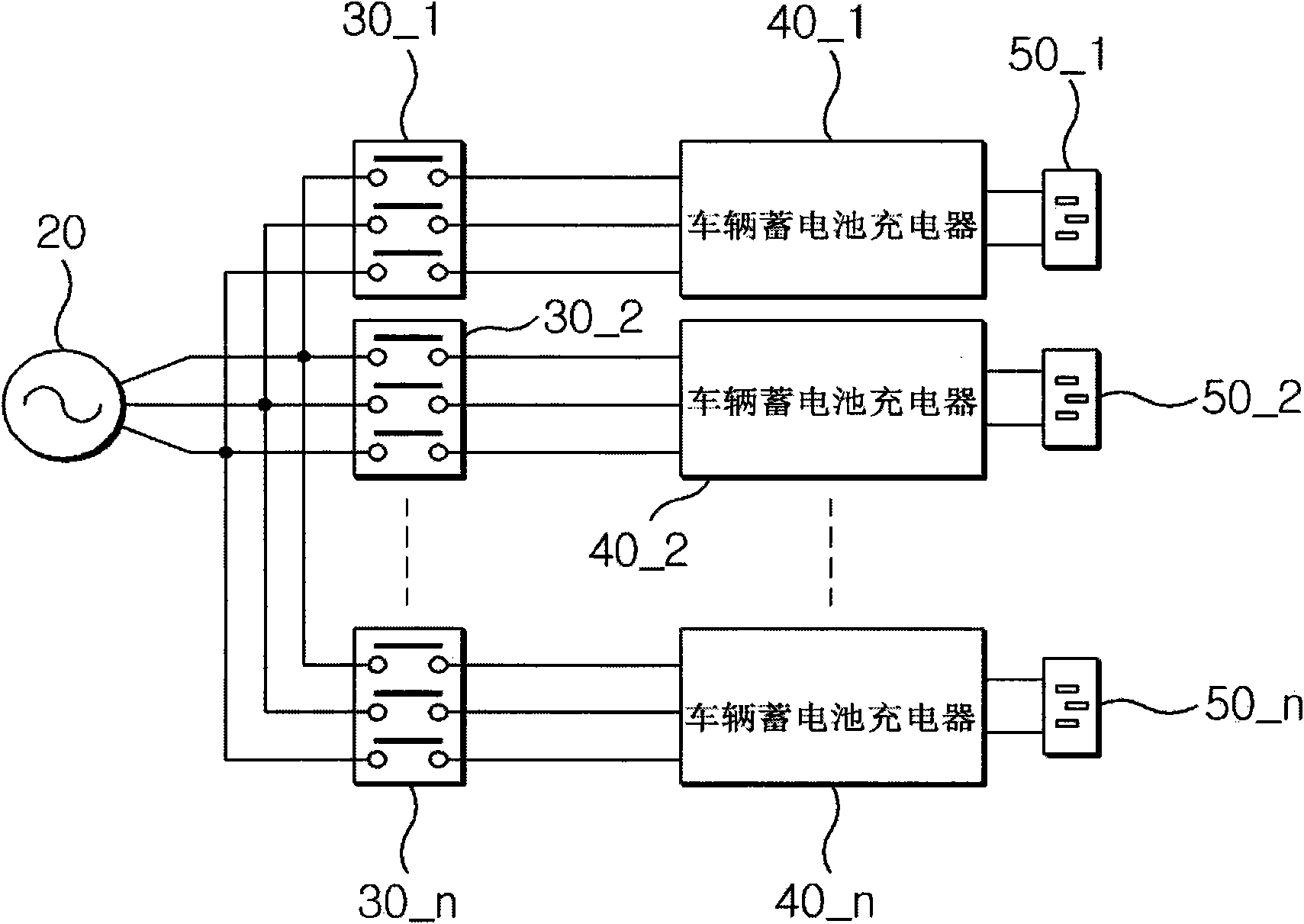 Charging system for electric vehicle