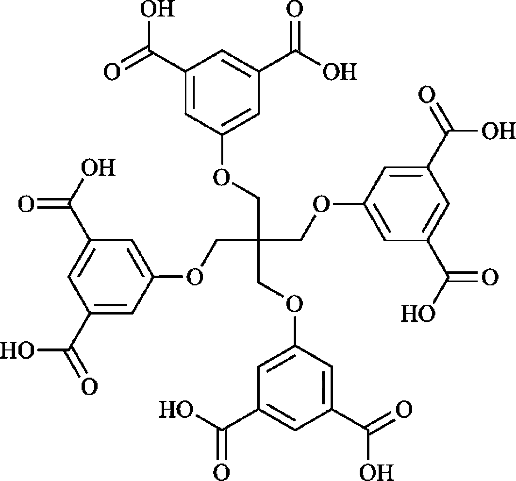 Preparation method of polyacid-like late transition metal-organic network catalyst material