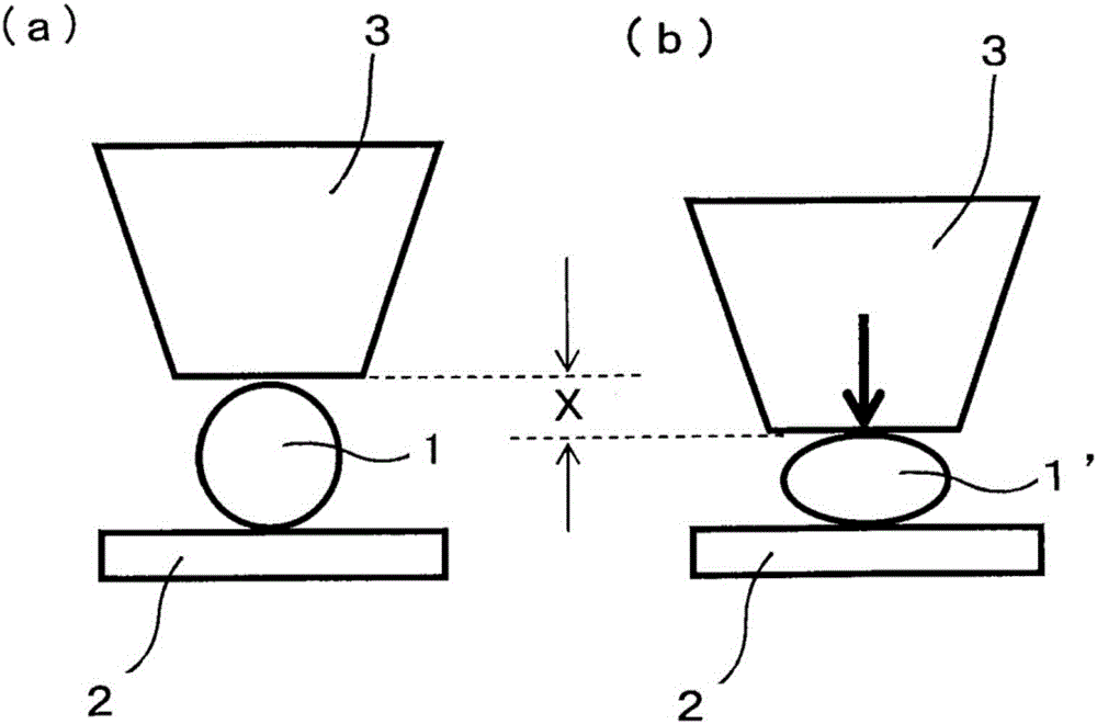 Metal-coated resin particles and electroconductive adhesive in which same are used