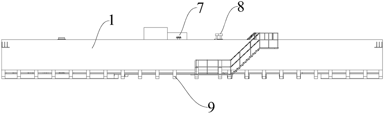 Compensation rail in-situ lifting suspension monorail turnout system