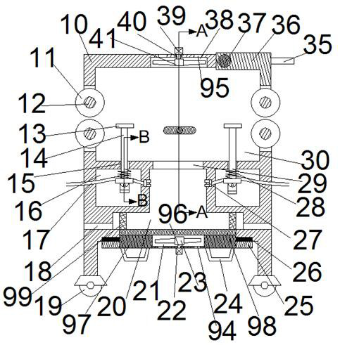 A cloth dust removal device for weaving