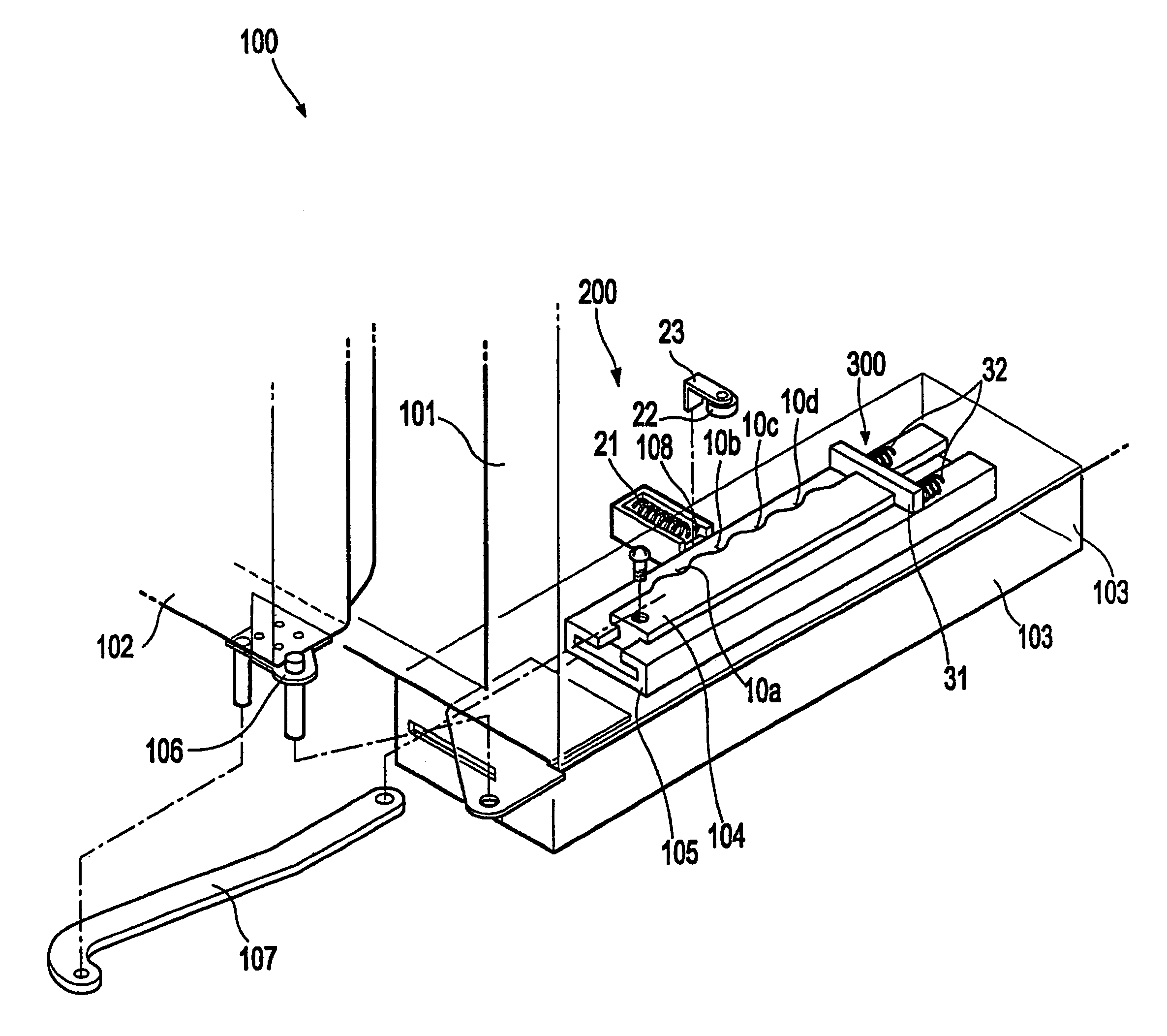 Door control device for refrigerators and refrigerator with the device