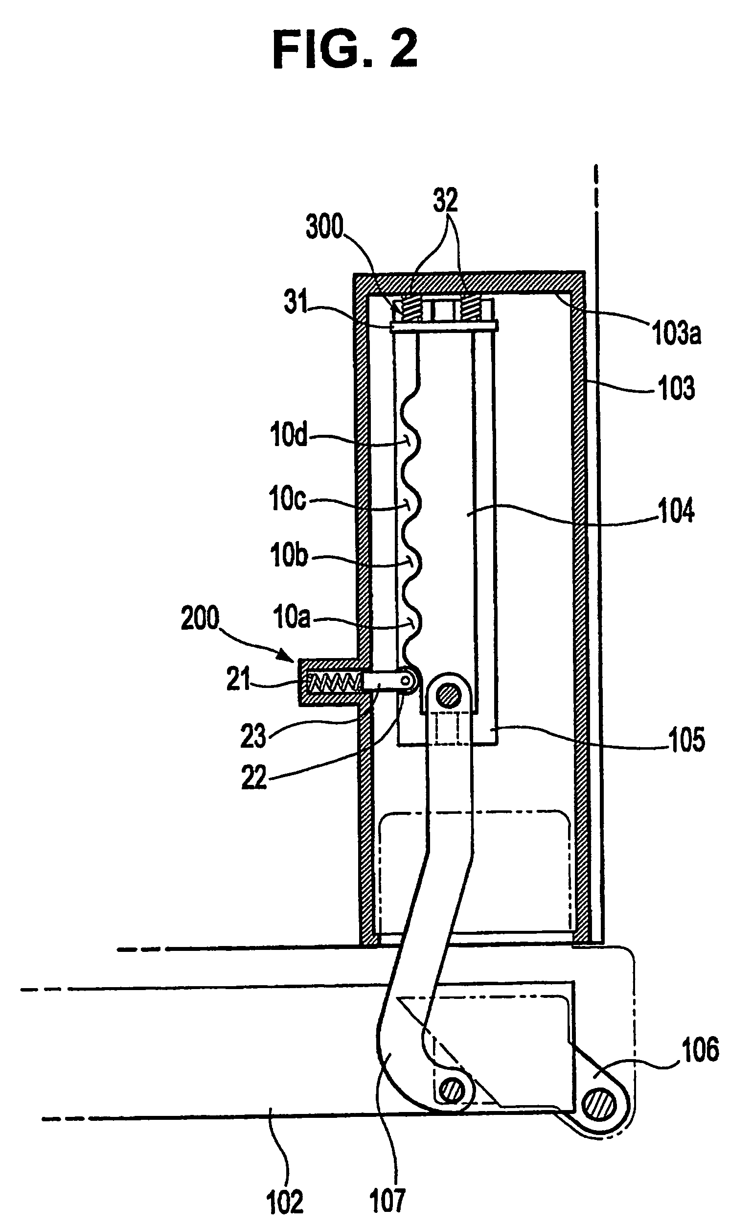 Door control device for refrigerators and refrigerator with the device
