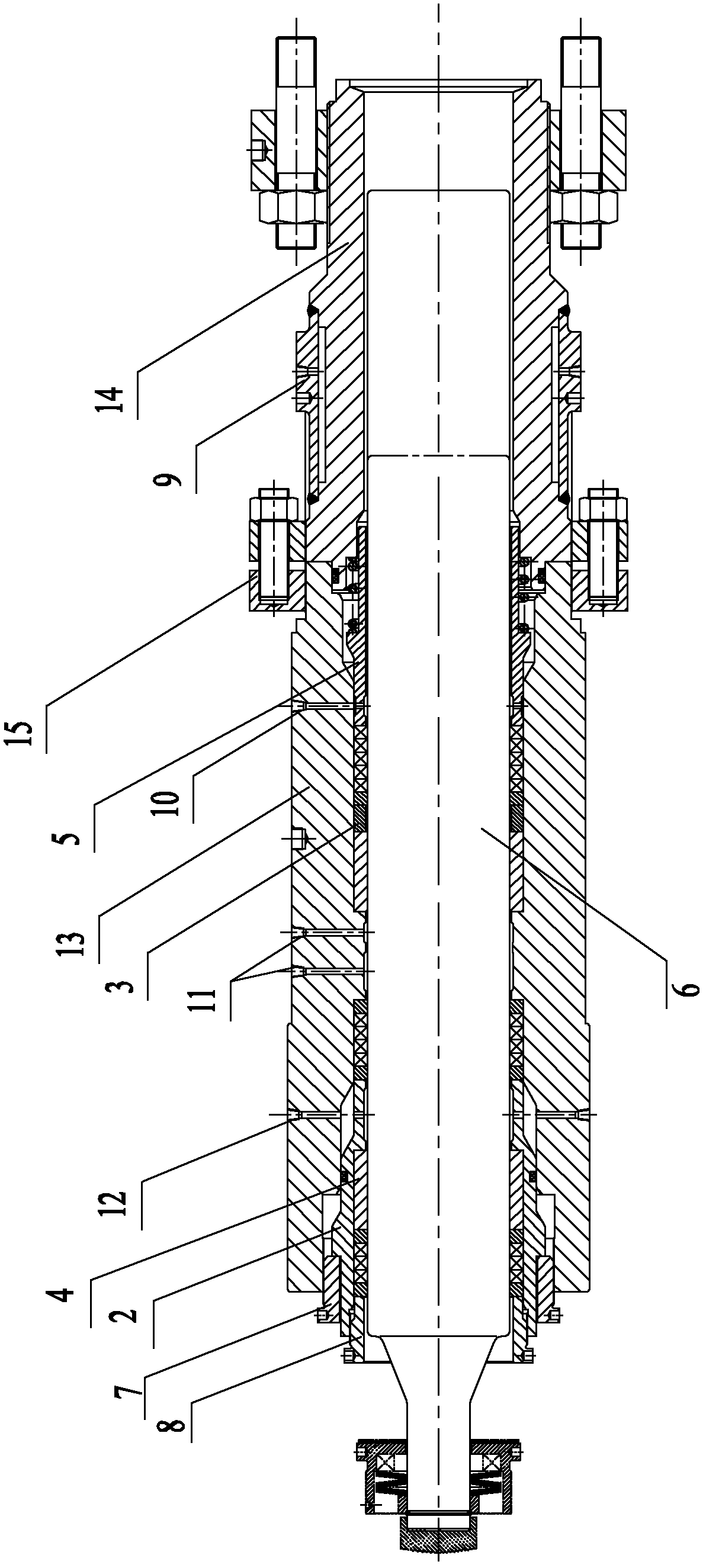Integral type sealing box for reciprocating type plunger pump