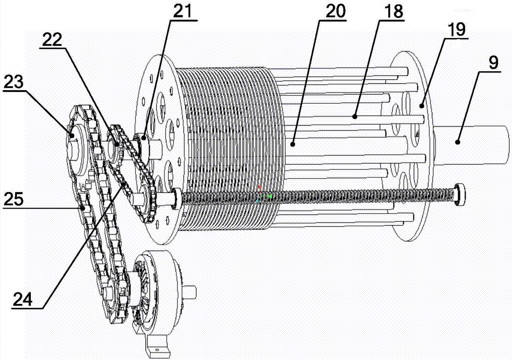 Cable tension self-adjustment winch and control method thereof
