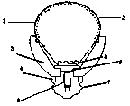 Near ultraviolet LED mosquito repelling lamp and manufacturing method thereof