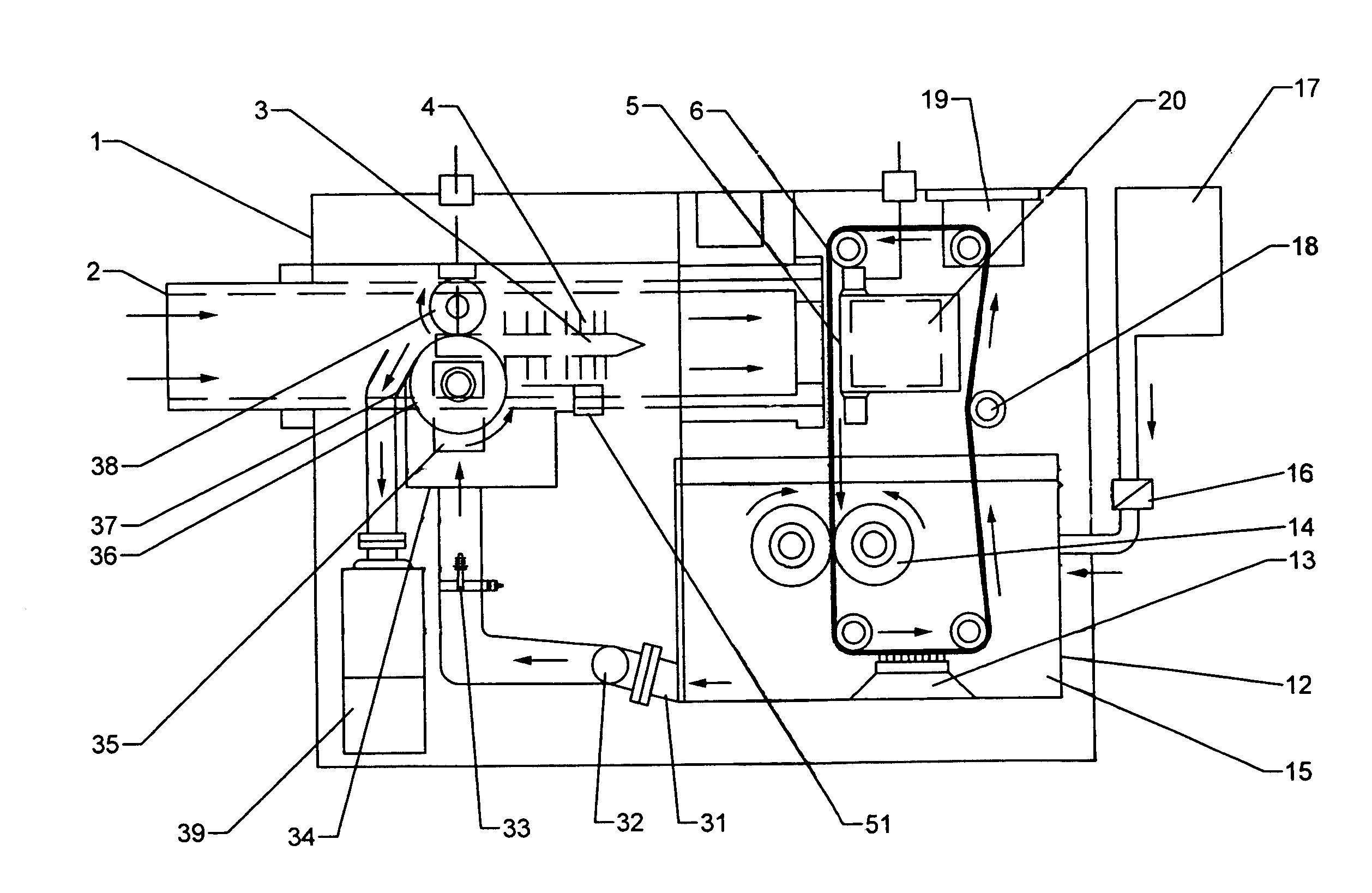 Carbon separation and collection device used for high performance dust collector
