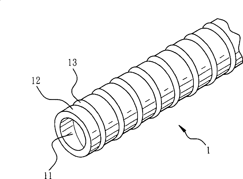 Line pipe structure for bicycle