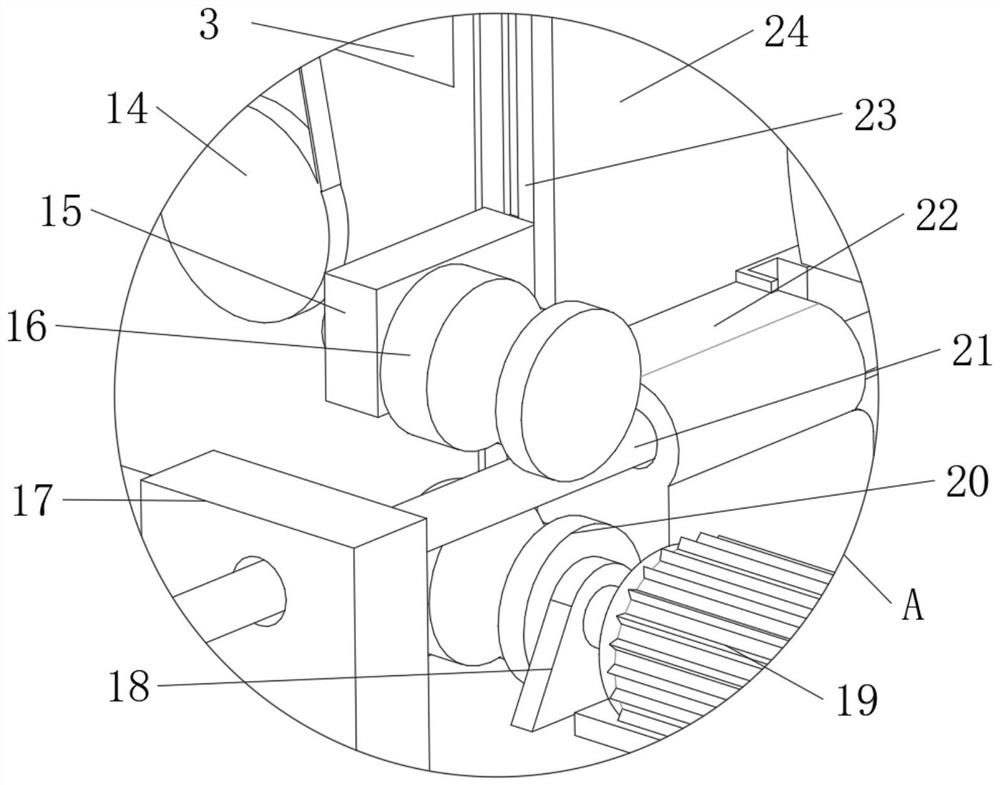 Steel bar bending and cutting device applied to building construction