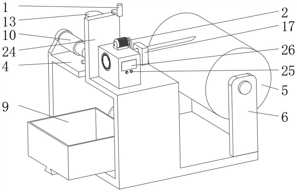 Steel bar bending and cutting device applied to building construction