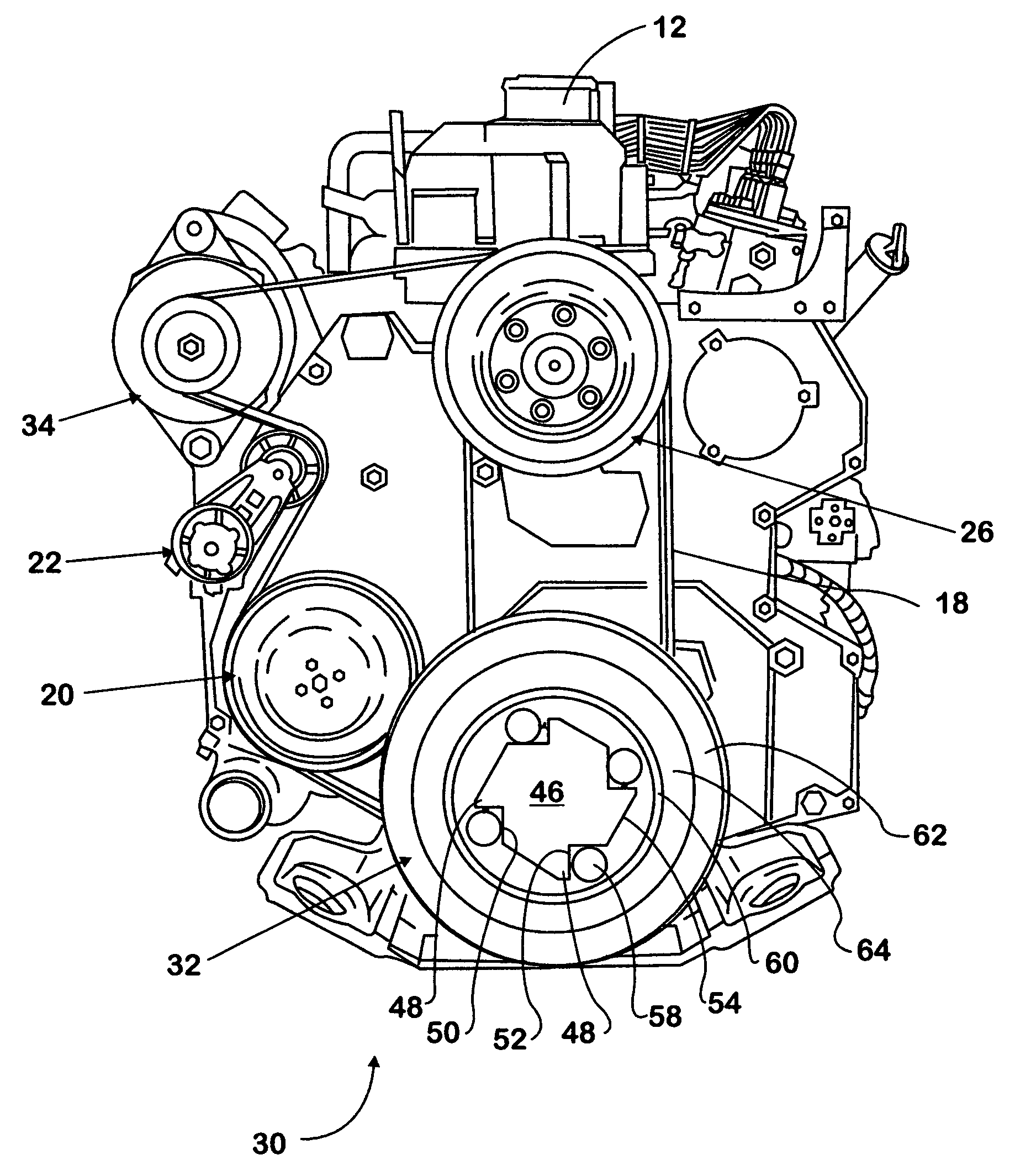 Vehicle electrification using a clutched vibration damper