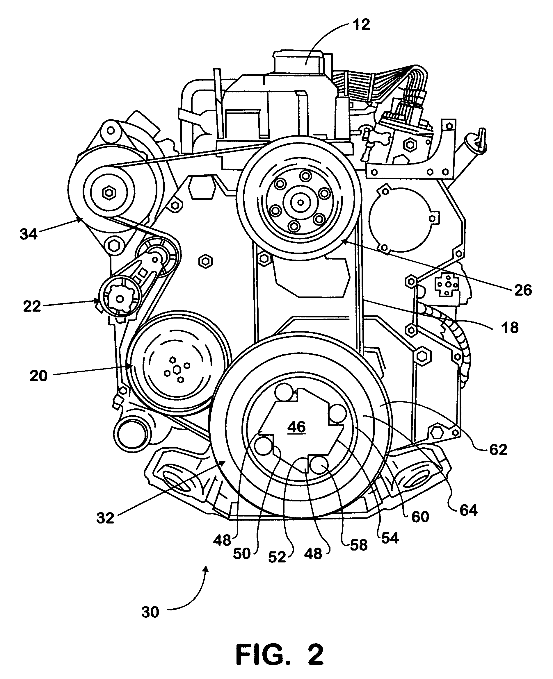 Vehicle electrification using a clutched vibration damper