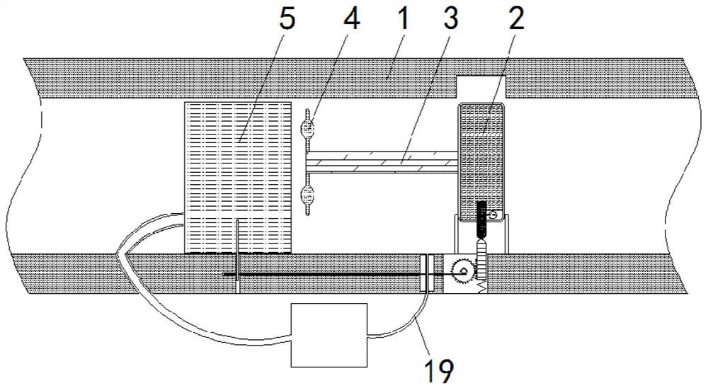 A power plant boiler pulverized coal transportation pipe that can detect and remove large coal pulverized particles