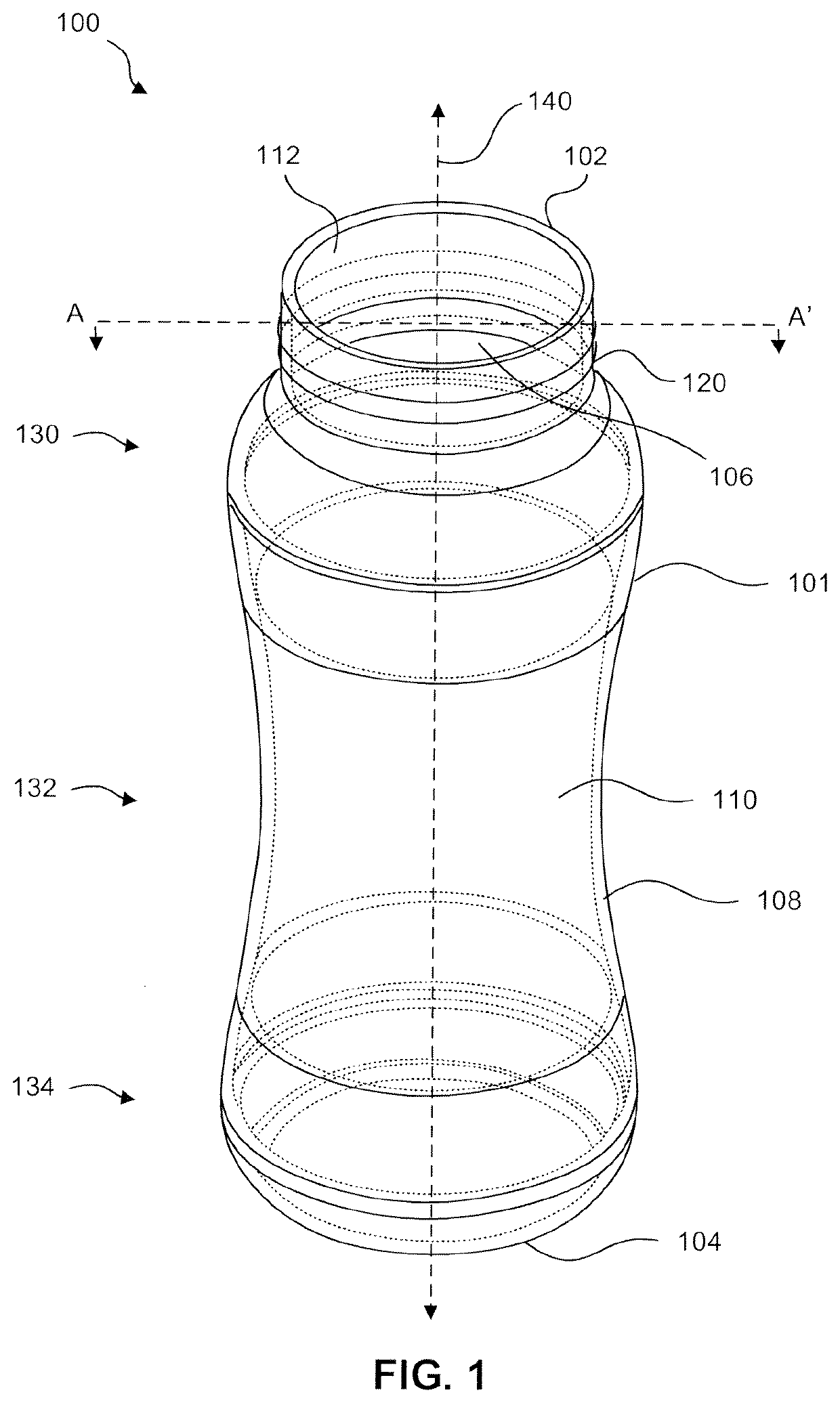 High strength transparent glass-ceramic containers