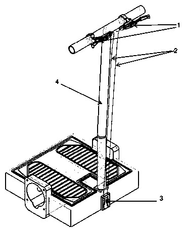 Steering device of resistance two-wheel balance vehicle based on Hall encoder