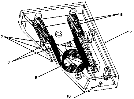 Steering device of resistance two-wheel balance vehicle based on Hall encoder