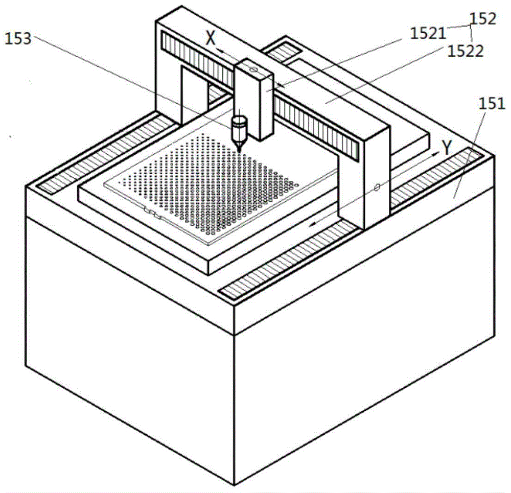 Light guide plate silkscreen dot processing device with multiple input devices