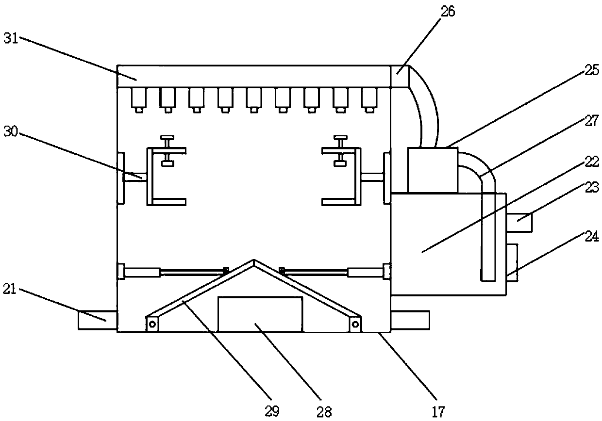 Automobile accessory surface electrophoretic paint treatment device