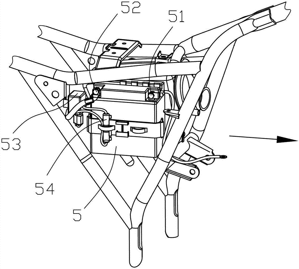 Motorcycle body assembly for motorcycle