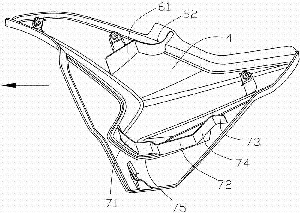 Motorcycle body assembly for motorcycle