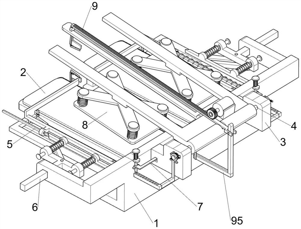 Bilateral synchronous scribing device for glass processing