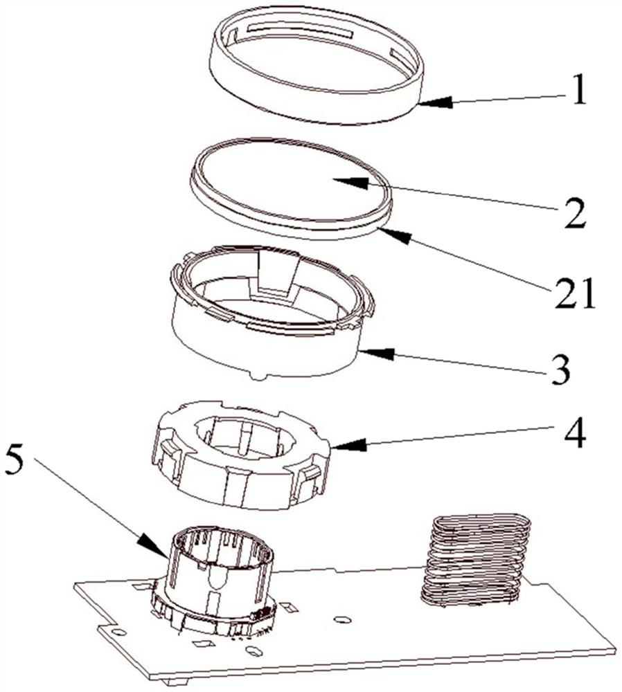 Rotary knob assembly and washing machine using same