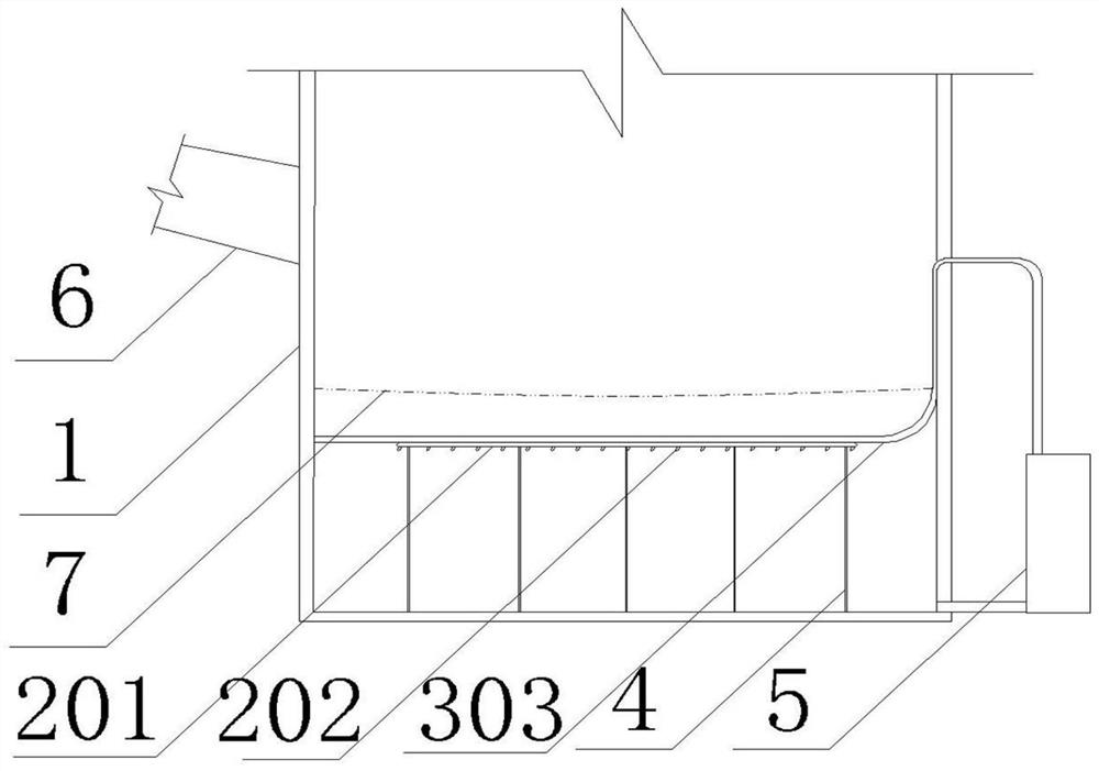 Absorption tower slurry pool disturbance device