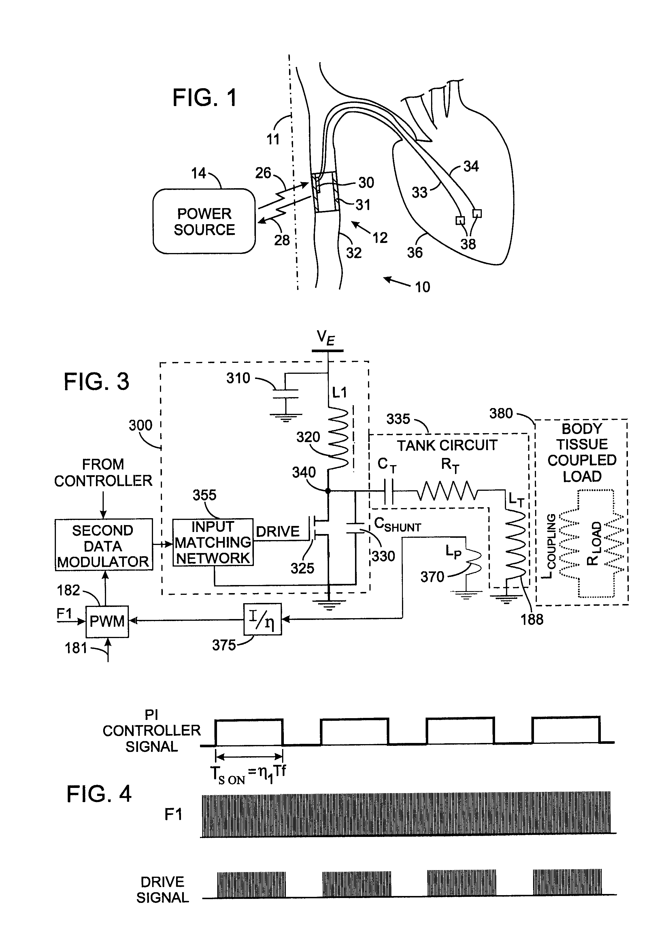 Class-E radio frequency power amplifier with feedback control