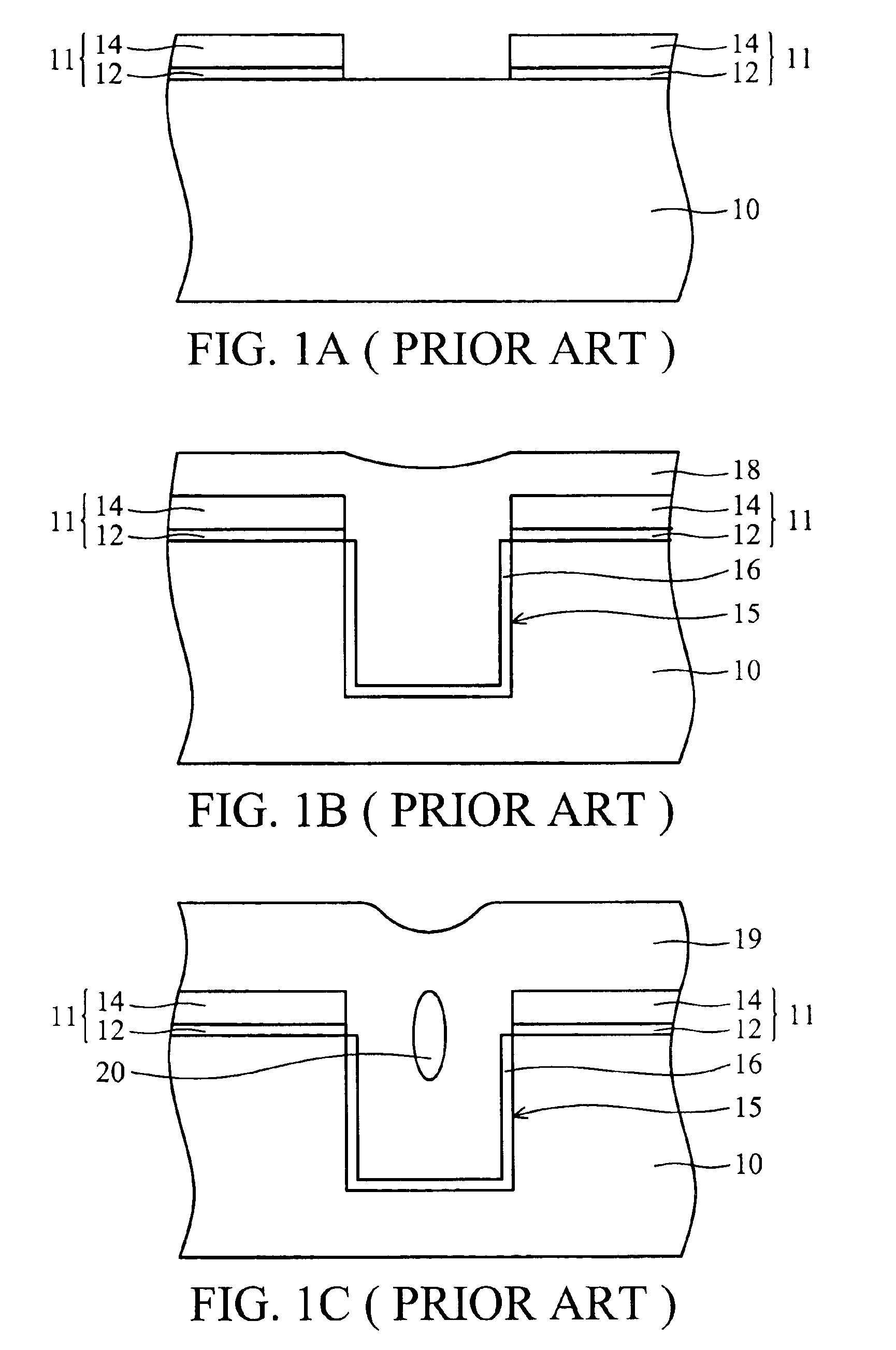 Method of reducing trench aspect ratio