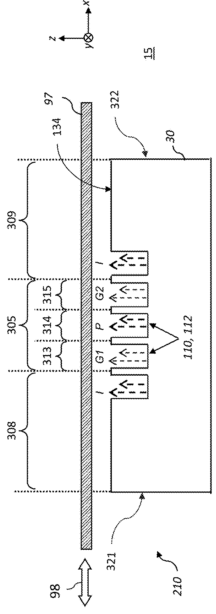 Vertical system with vacuum pre-loaded deposition head