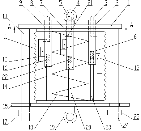 Power line gravity character monitoring device