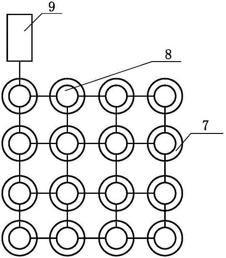 Capacitance type micro-ultrasonic sensor ring array with oval diaphragm unit structure and circuit system thereof