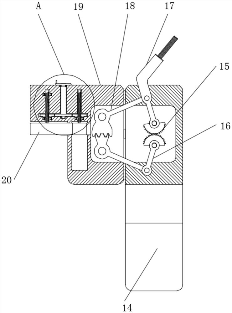 Semi-circular groove machining mechanism acting on furniture manufacturing