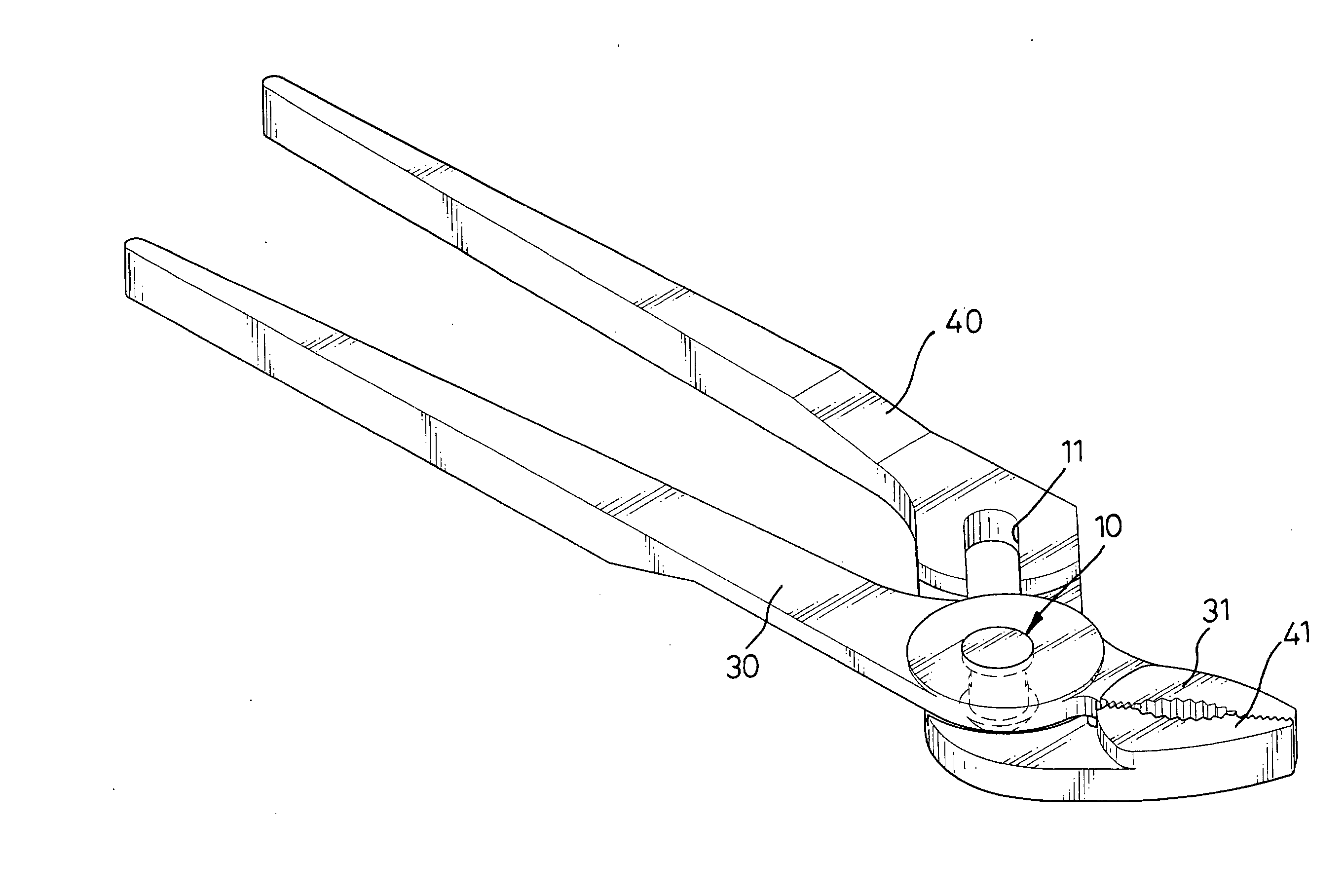 Joint of channel-lock pliers