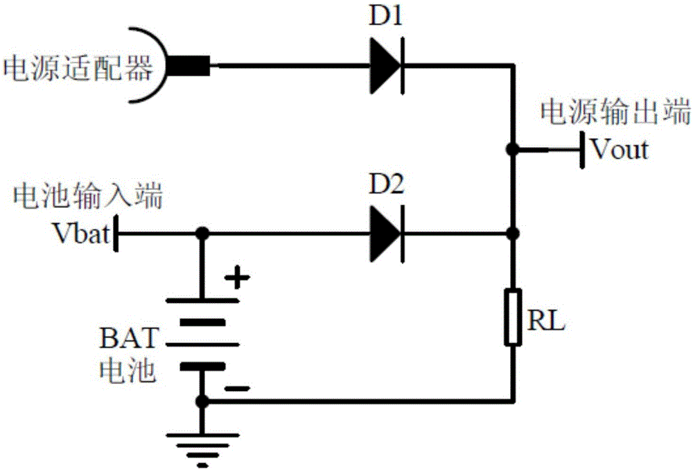 Power switching and controlling circuit