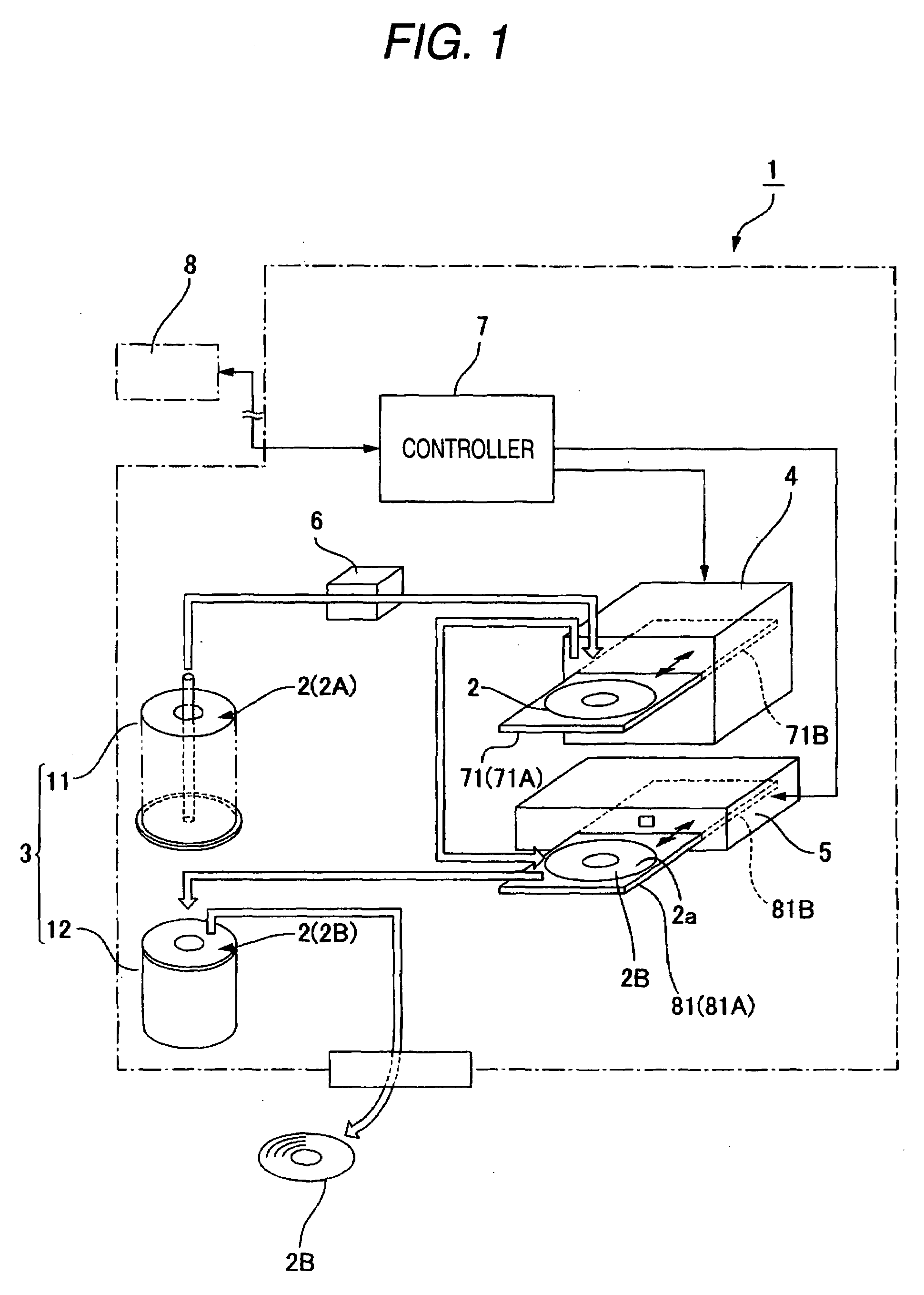 Disc picking device and disc processing apparatus having the same