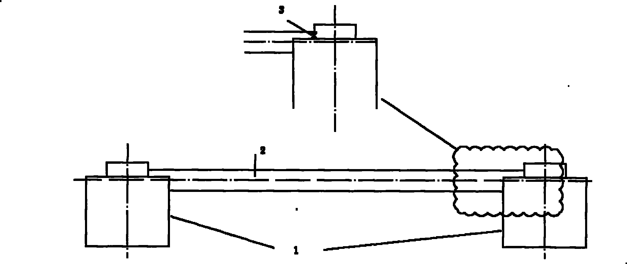 Tension leg platform integral type negative pressure type foundation and sinking penetrating method thereof