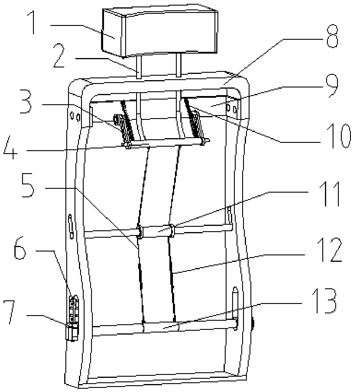 Automobile seat with adjustable headrest mechanism and vehicle