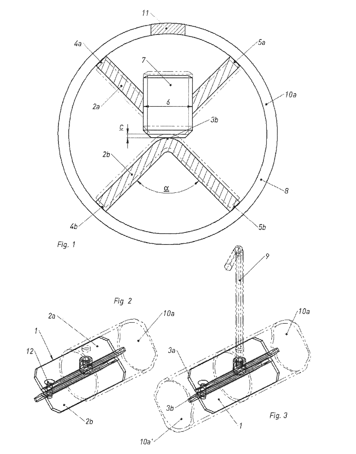 Connection device for tubular elements