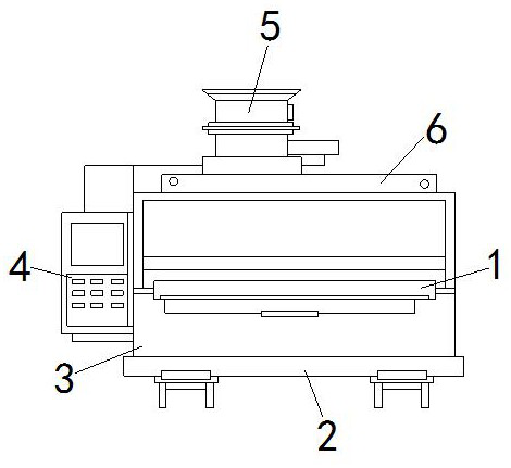 Migration amount detection device for food packaging material