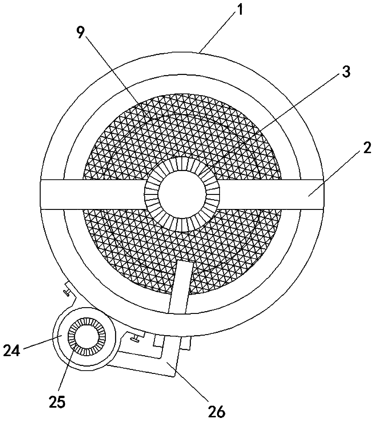 Rolling device for producing tea leaves and application method of rolling device