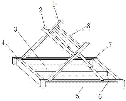 Solar water tank safe support